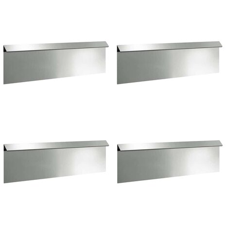 Slakkenhekken 8 pcs Zilver Gegalvaniseerd staal 4
