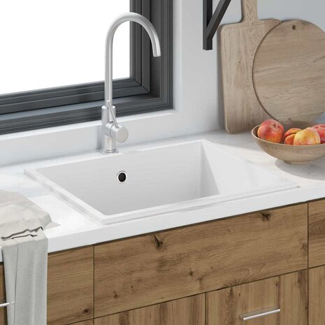 Spoelbak Wit 54 x 44 x 20 cm Graniet 3