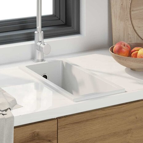 Spoelbak Wit 21 x 44 x 14 cm Graniet 1