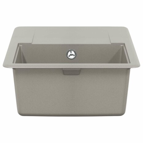 Spoelbak Grijs 670 x 460 mm 80% Kwarts en 20% Hars 4
