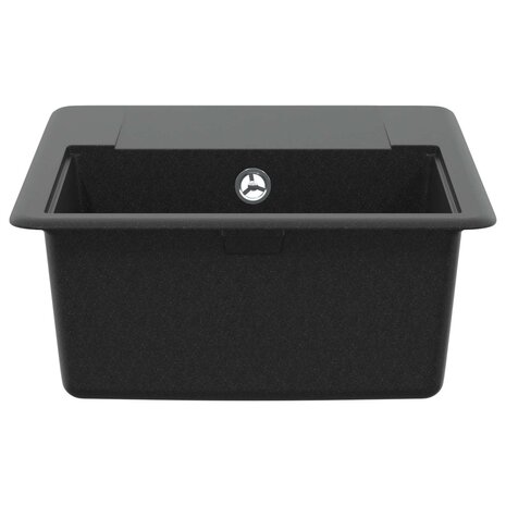 Spoelbak Zwart 560 x 460 mm 80% Kwarts en 20% Hars 4