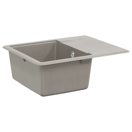 Spoelbak Grijs 560 x 460 mm 80% Kwarts en 20% Hars 1