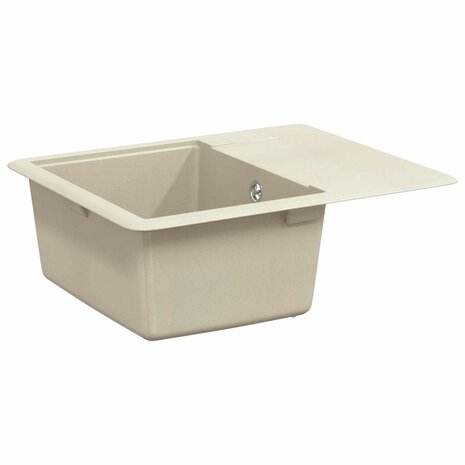 Spoelbak Beige 560 x 460 mm 80% Kwarts en 20% Hars 1