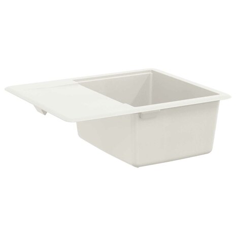 Spoelbak Wit 560 x 460 mm 80% Kwarts en 20% Hars 5