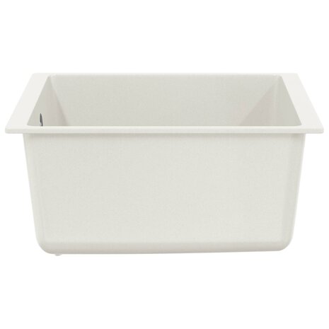 Spoelbak Wit 430 x 460 mm 80% Kwarts en 20% Hars 4