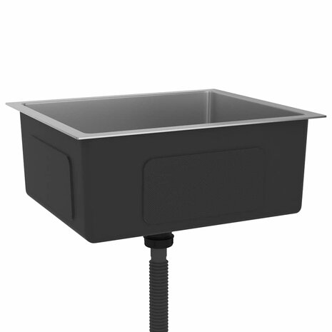 Spoelbak handgemaakt roestvrij staal 4