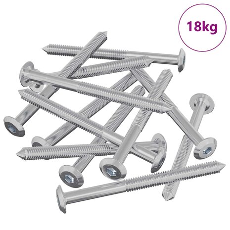 Meubelschroeven 1200 pcs Zilver Staal 3