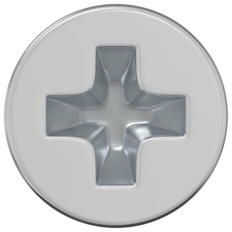 Verzonken schroeven 2 pcs Zilver M4 x 6 mm Staal 3