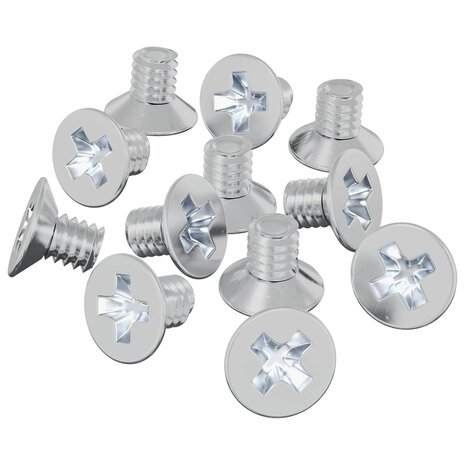 Verzonken schroeven 32727 pcs Zilver IJzer 2