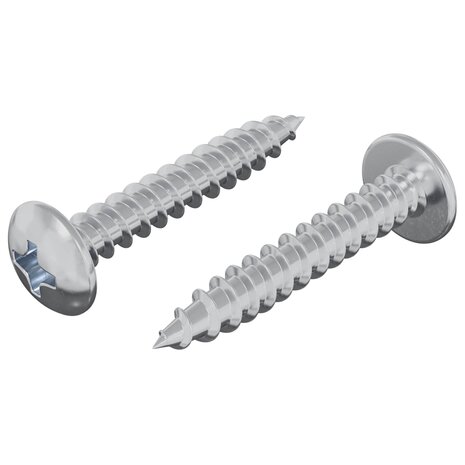 Zelftappende Nagel 2 pcs Verzinkt 4 x 25 mm Staal 2