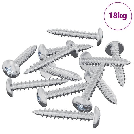 Zelftappende Nagel 9231 pcs Verzinkt Staal 2