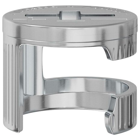 Cam Lock Moeren 12 pcs Zilver 12 x 10 mm Metaal 4