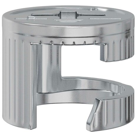 Cam Lock Moeren 2 pcs Zilver 15 x 11,5 mm Metaal 3