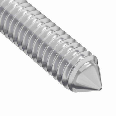 Bout 12 pcs Zilver M6 x 85 mm Staal 5