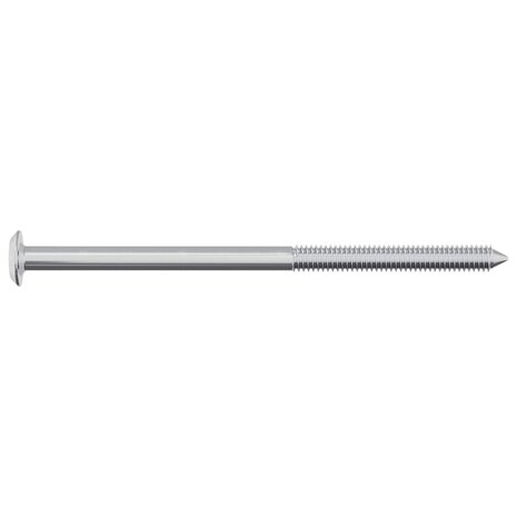 Bout 2 pcs Zilver M6 x 100 mm Staal 4