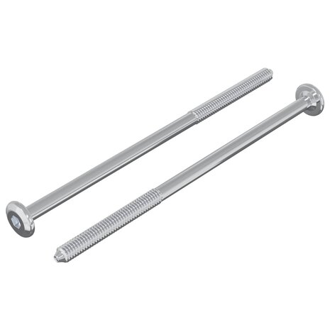 Bout 2 pcs Zilver M6 x 120 mm Staal 2