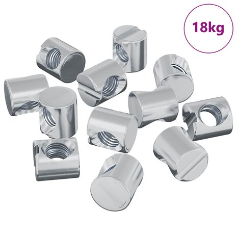 Barrelmoeren 4500 pcs Zilver M6 x 12 mm Metaal 2