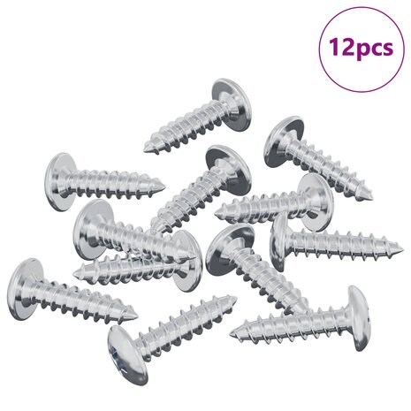 Bout 12 pcs Zilver M4 x 16 mm Staal 2