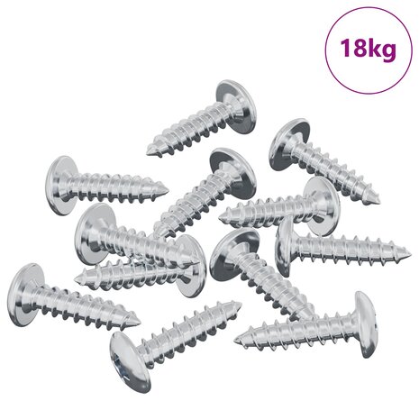 Bout 13636 pcs Zilver M4 x 16 mm Staal 2