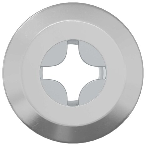 Slotmoer 12 pcs Nikkel M6 x 15 mm Staal 3