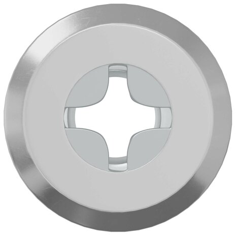 Slotmoer 12 pcs Zilver M6 x 15 mm Staal 3