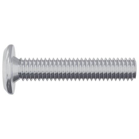 Slotschroef Effen 2647 pcs Zilver Staal 4