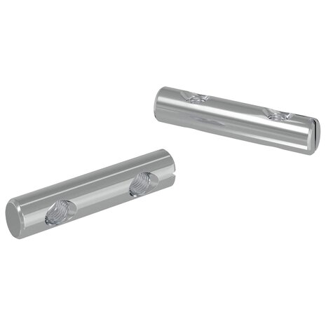 Moer 2 pcs Verzinkt 60 x 12 mm IJzer 2