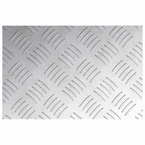 traptreden Rechthoekig 4 pcs Zilver 30 x 20 cm Aluminium 5