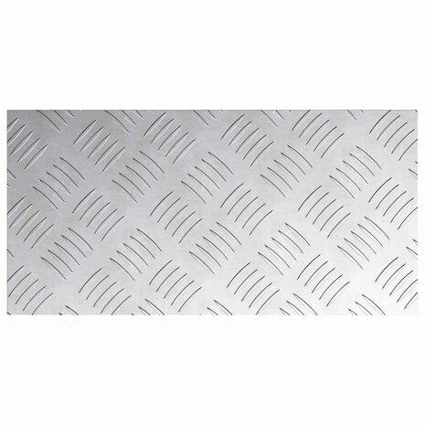 traptreden Rechthoekig 2 pcs Zilver 40 x 20 cm Aluminium 5