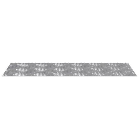 traptreden Rechthoekig 4 pcs Zilver 50 x 20 cm Aluminium 4