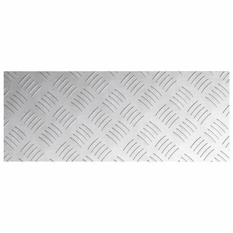 traptreden Rechthoekig 4 pcs Zilver 50 x 20 cm Aluminium 5