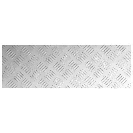 traptreden Rechthoekig 2 pcs Zilver 60 x 20 cm Aluminium 5