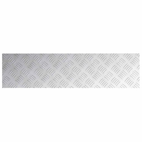 traptreden Rechthoekig 2 pcs Zilver 80 x 20 cm Aluminium 5