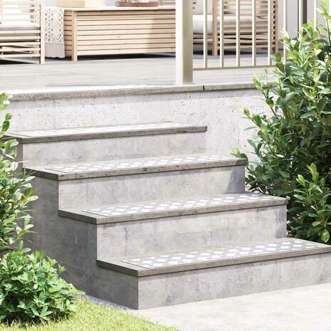 traptreden Rechthoekig 2 pcs Zilver 90 x 20 cm Aluminium 1