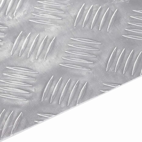 traptreden Rechthoekig 2 pcs Zilver 90 x 20 cm Aluminium 6