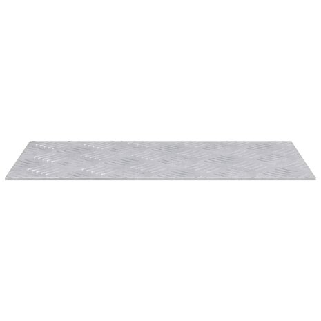 traptreden Rechthoekig 4 pcs Zilver 50 x 25 cm Aluminium 4