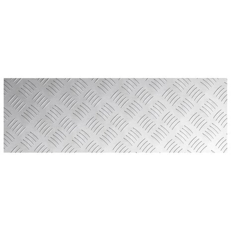 traptreden Rechthoekig 2 pcs Zilver 75 x 25 cm Aluminium 5