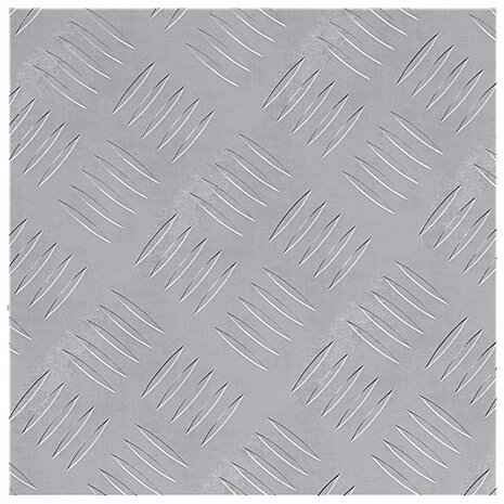 traptreden Vierkant 4 pcs Zilver 30 x 30 cm Aluminium 6