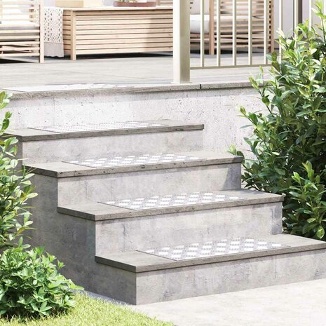 traptreden Rechthoekig 2 pcs Zilver 60 x 30 cm Aluminium 1