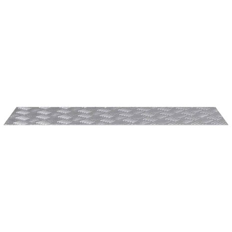 traptreden Rechthoekig 4 pcs Zilver 90 x 30 cm Aluminium 4