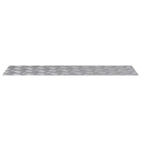 traptreden Rechthoekig 2 pcs Zilver 100 x 30 cm Aluminium 4