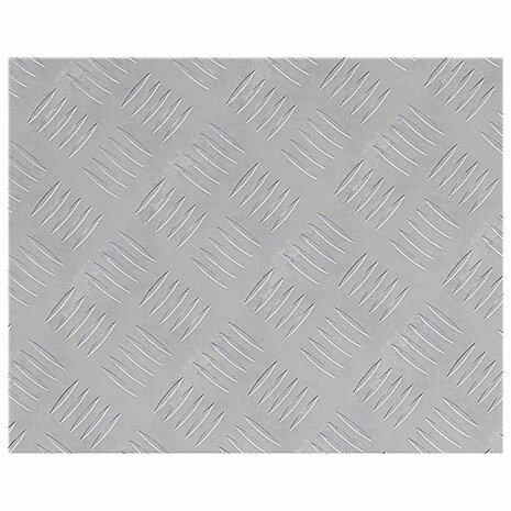 traptreden Rechthoekig 2 pcs Zilver 50 x 40 cm Aluminium 5
