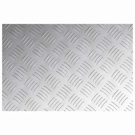 traptreden Rechthoekig 2 pcs Zilver 60 x 40 cm Aluminium 5