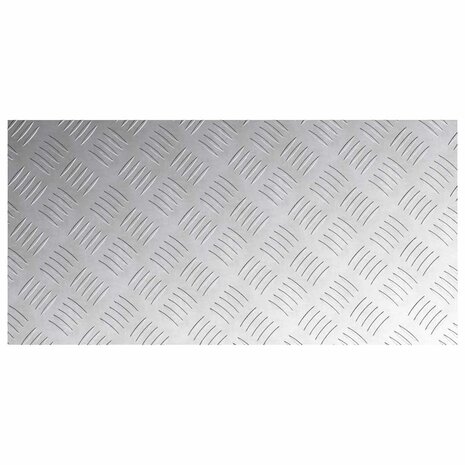 traptreden Rechthoekig 2 pcs Zilver 80 x 40 cm Aluminium 5