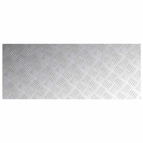 traptreden Rechthoekig 2 pcs Zilver 100 x 40 cm Aluminium 4