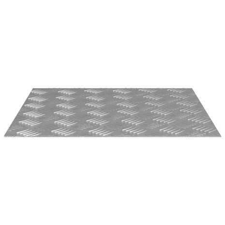 traptreden Vierkant 4 pcs Zilver 50 x 50 cm Aluminium 4