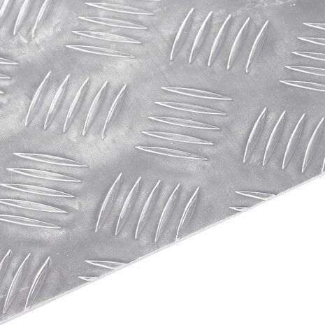 traptreden Rechthoekig 2 pcs Zilver 60 x 50 cm Aluminium 3
