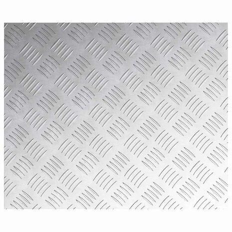 traptreden Rechthoekig 2 pcs Zilver 60 x 50 cm Aluminium 5