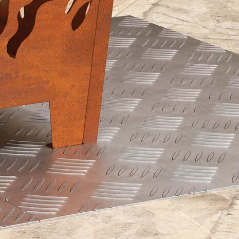 traptreden Rechthoekig 2 pcs Zilver 70 x 50 cm Aluminium 3