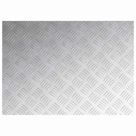 traptreden Rechthoekig 2 pcs Zilver 70 x 50 cm Aluminium 5